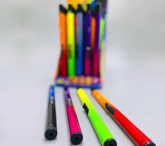 فندک قلمی رنگی