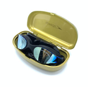 عینک شنا کیفی طلایی